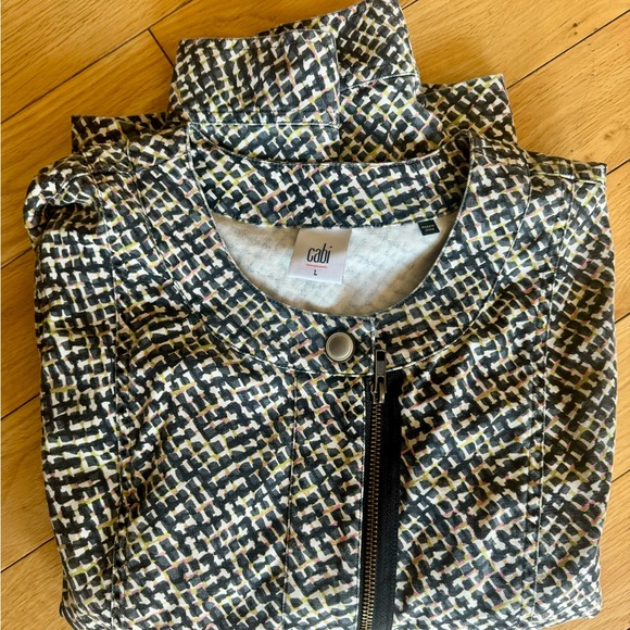 CAbi | Cliffside Printed Moto Jacket L - Picture 4 of 7